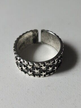 Sterling Star Band Ring